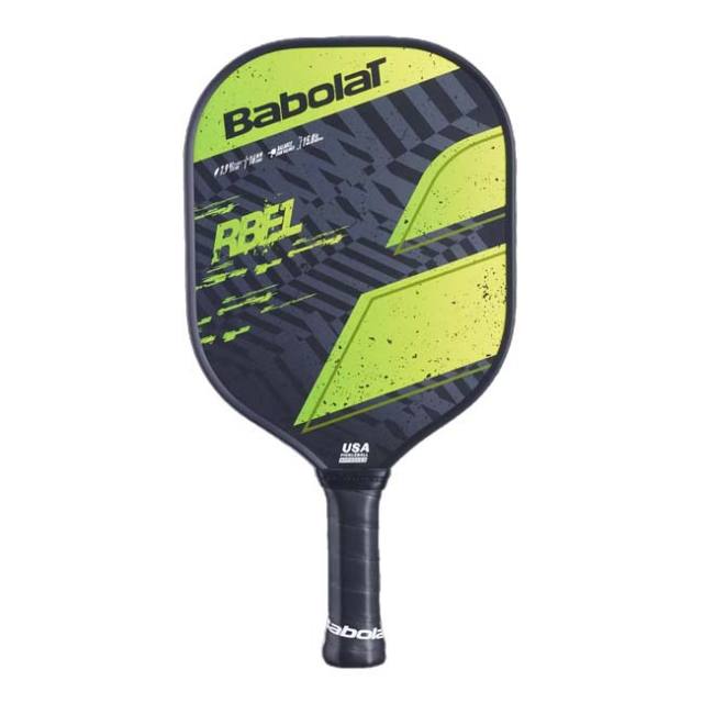 バボラ(Babolat) RBEL (225g／400mm) USAピックルボール承認 ピックルボール用パドル 160018-100BK×グリーン×イエロー(25y3m)