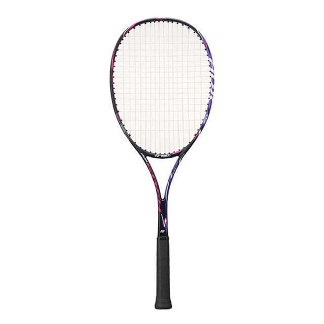 「ソフトテニスはじめの1本」ヨネックス(YONEX) AERODUKE エアロデューク 国内正規品 ソフトテニスラケット ADX50GHG-039 パープル(22y12m)[AC]