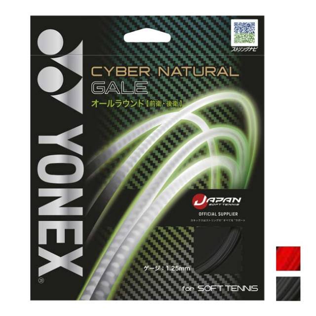 ヨネックス(YONEX) 2023 CYBER NATURAL GALE サイバーナチュラルゲイル 軟式 ソフトテニスガット CSG650GA(23y2m)