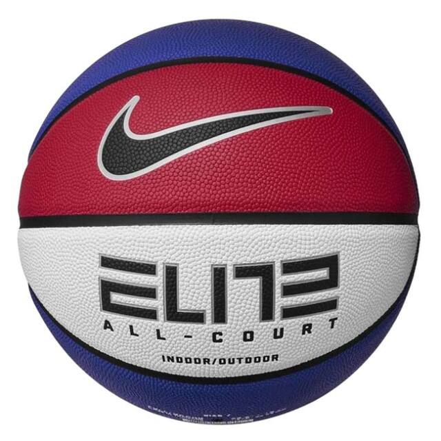 【屋内・屋外兼用】ナイキ(NIKE) Elite All-Court 2.0 エリートオールコート2.0 8P バスケットボール BS3029-619 Gレッド×Dロイヤルブルー(26y5m)