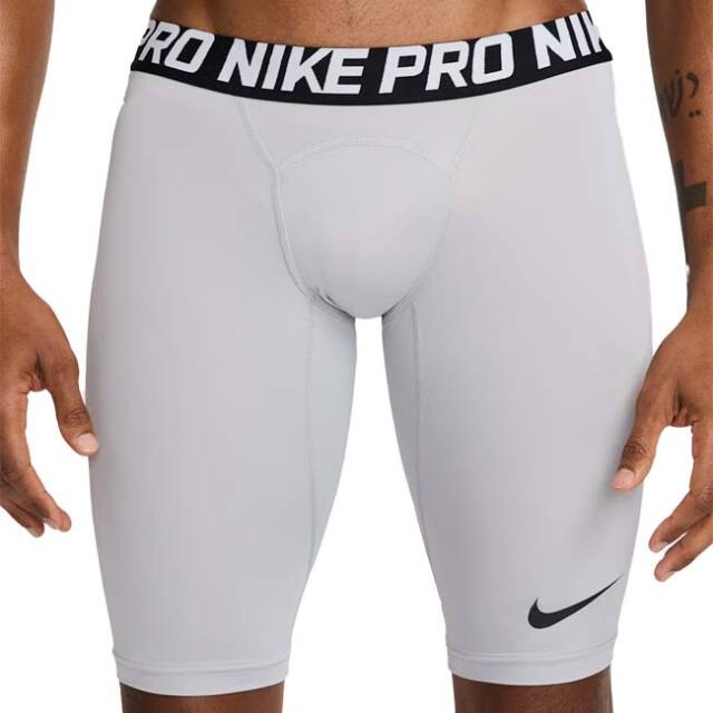 ナイキ(NIKE) メンズ PRO BASEBAL プロ ベースボール 10インチ スライダーショーツ BA1205-016 ウルフグレー×ブラック(26y1m野球)