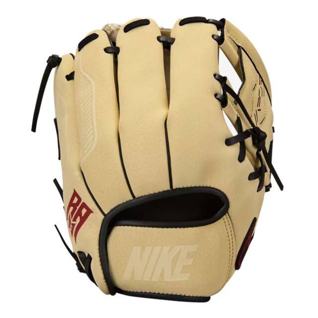 【ロナルド・アクーニャ Jr.】【右投げ用】ナイキ(NIKE) ジュニア VAPOR ヴェイパー YOUTH 野球用グローブ 内野 外野 BA2007-285 Lクリーム×BK(25y12m)