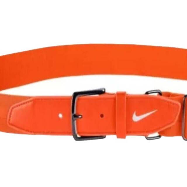 orange nike baseball belt