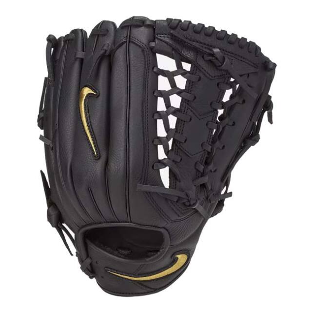 激レア！ナイキ 野球グローブ　ナイキ アルファ ハラチエッジ　逆スウォッシュ NIKE (ナイキ) 軟式グローブ ブラック 逆スウィッシュ ALPHA