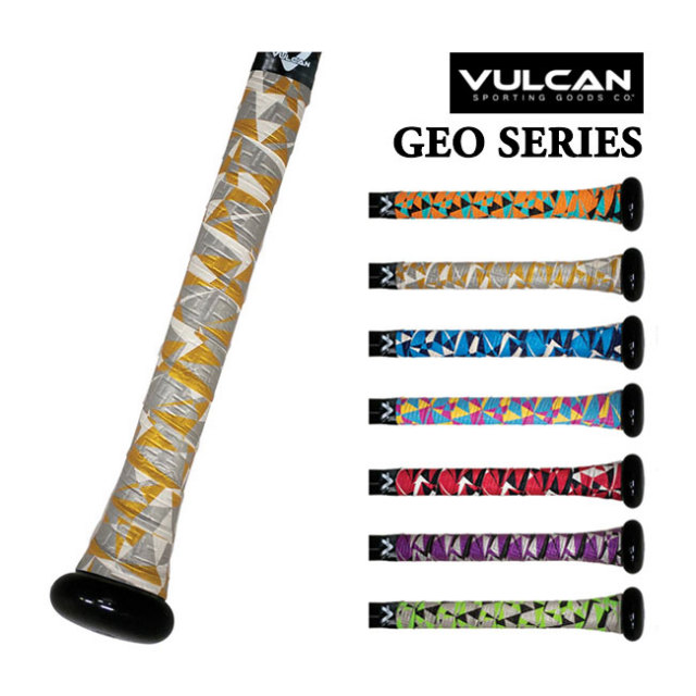 【9,000円以上で8％OFFクーポン】VULCAN(バルカン) GEO SERIES バット用 グリップテープ 野球 ベースボール バットアクセサリー 0.50／1.00／1.75mm (22y9m)