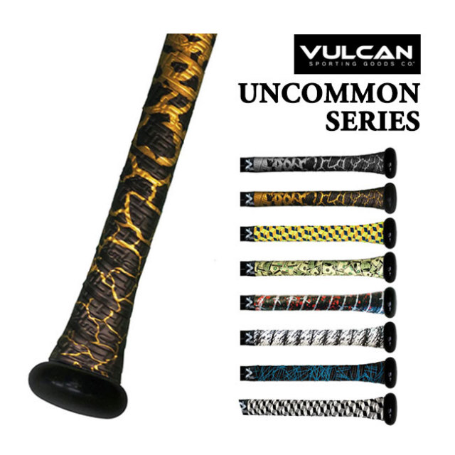 【9,000円以上で8％OFFクーポン】VULCAN(バルカン) UNCOMMON SERIES バット用 グリップテープ 野球 ベースボール バットアクセサリー 0.50／1.00／1.75mm (22y9m)