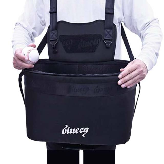 【10％OFFマジッククーポン対象】【野球ボール60球収納】blueeq(ブルイク) 5R BB BAG ベースボール・ソフトボールノック用バッグ 5Ｒコンセンプト リサイクル素材採用 BQB00046 BK(25y3m)