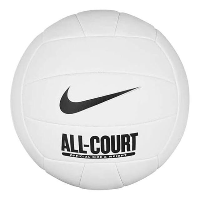在庫処分特価】ナイキ(NIKE) ALL COURT オールコート バレーボール 5号球 屋内屋外兼用 VB0011-132 ホワイト×ブラック(26y1m)