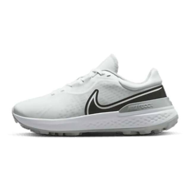 ナイキ(NIKE) 2023 SU メンズ インフィニティ プロ 2 ワイド スパイクレス ゴルフシューズ DM8449-101 WH×BK×Pプラチナ(23y7m)