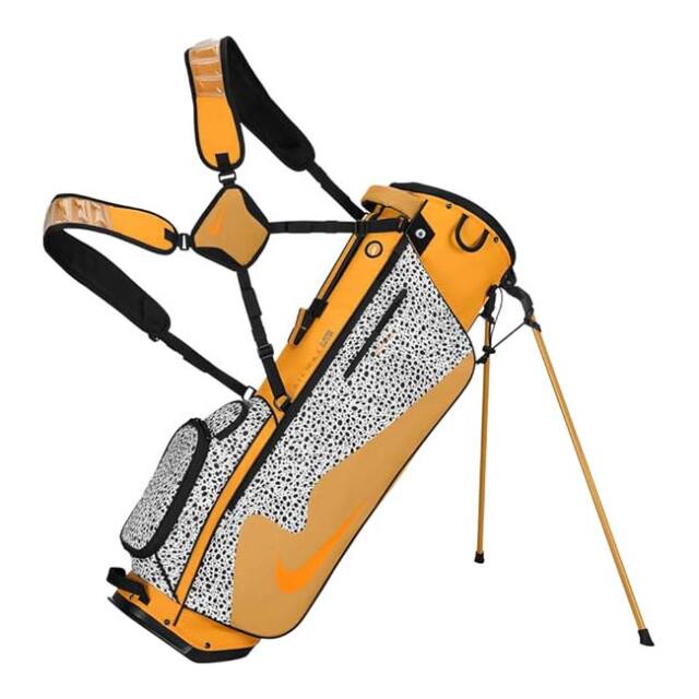 【8日から72時間 8%OFFクーポン】ナイキ(NIKE) 2025 AIR MAX LITE GB エアマックス ライト スタンド型ゴルフバッグ 9型 ４分割 キャディバッグ GF3018-833 カムクワット×フラックス(25y10m)