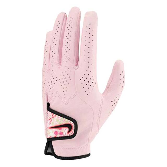 在庫処分特価】【左手用】ナイキ(NIKE) レディース ツアー クラシック IV エナジー ゴルフ用グローブ GF2020-652 ピンクブルーム×ブラック(26y1m)
