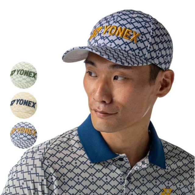 ヨネックス(YONEX) 2026 ユニセックス 立体刺繍入り プリント キャップ 帽子 GCT122(26y2m)