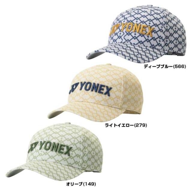 ヨネックス(YONEX) 2026 ユニセックス 立体刺繍入り プリント キャップ
