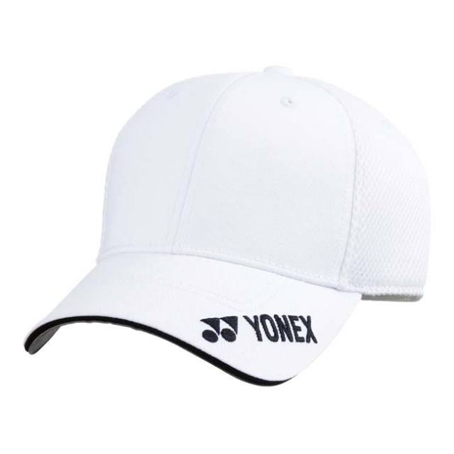 【8日から72時間 8%OFFクーポン】ヨネックス(YONEX) ユニセックス ロゴ立体刺繍入り ゴルフ用 メッシュキャップ GCT093-011 ホワイト(24y5m)