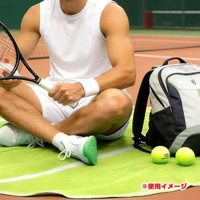 テニスボール型 ブランケット 薄手 大判サイズ 直径178cm ひざ掛け
