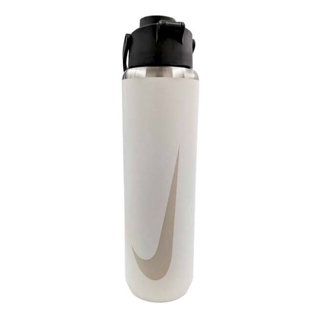 【保冷専用直飲みタイプ】ナイキ(NIKE) ステンレススチール リチャージチャグボトル 携帯用魔法瓶 24oz (700ml) 水筒 HY2020-122 セイル×BK×クリーム(26y7m)