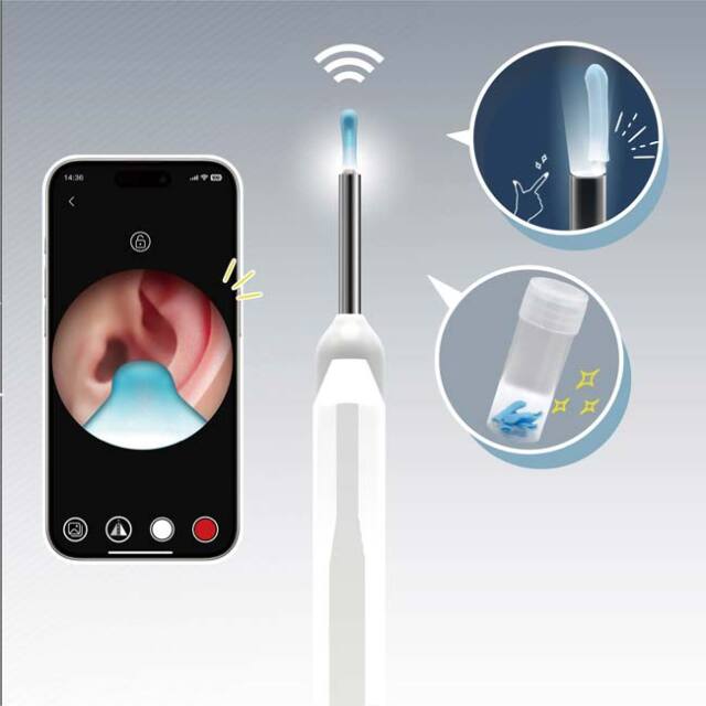 耳の中を確認しながらケアできる】ハック(HAC) カメラ付きスマート