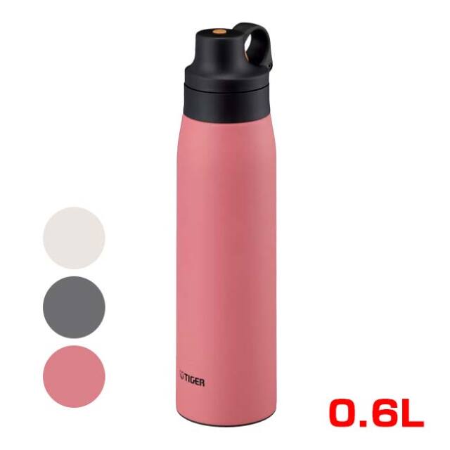 【9,000円以上で8％OFFクーポン】【保冷専用】TIGER(タイガー) ステンレス製ストロー マグ 0.6L 携帯用まぼうびん ボタン付きふたループ QQ コストコ MCS-A60E(25y11m)