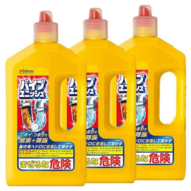 3本セット」Johnson(ジョンソン) パイプユニッシュ800g ニオイ・つまり 