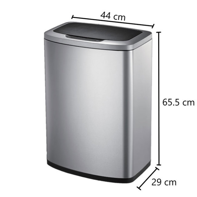 センシブルエコリビング Sensible Eco Living モーションセンサー付き ゴミ箱 シルバー 21y2m