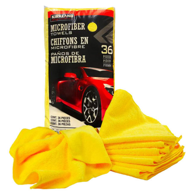 【8日から72時間 8%OFFクーポン】カークランド(Kirkland) シグネチャー マイクロファイバータオル 36枚入り 713160 コストコ(21y11m)