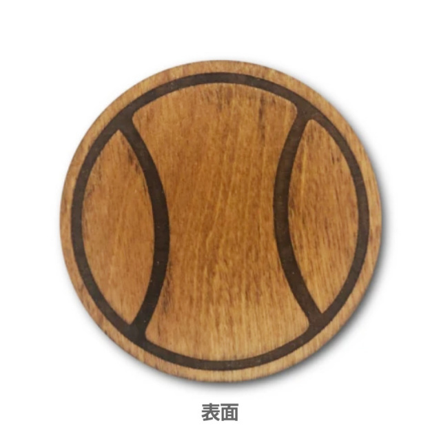 檜コースター　オリンピック プレゼントにぴったり♪]RACQUET INC(ラケットインク) 木製 プレミアム