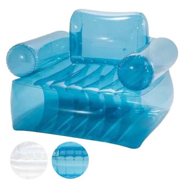 INTEX(インテックス) トランスペアレント アームチェア 透明エアチェア