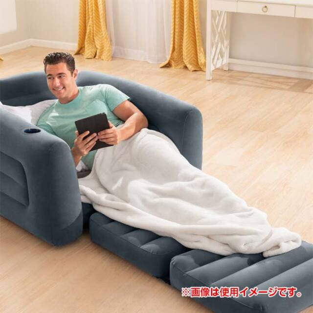 INTEX(インテックス) プルアウトチェア 空気注入式 エアチェアベッド 1