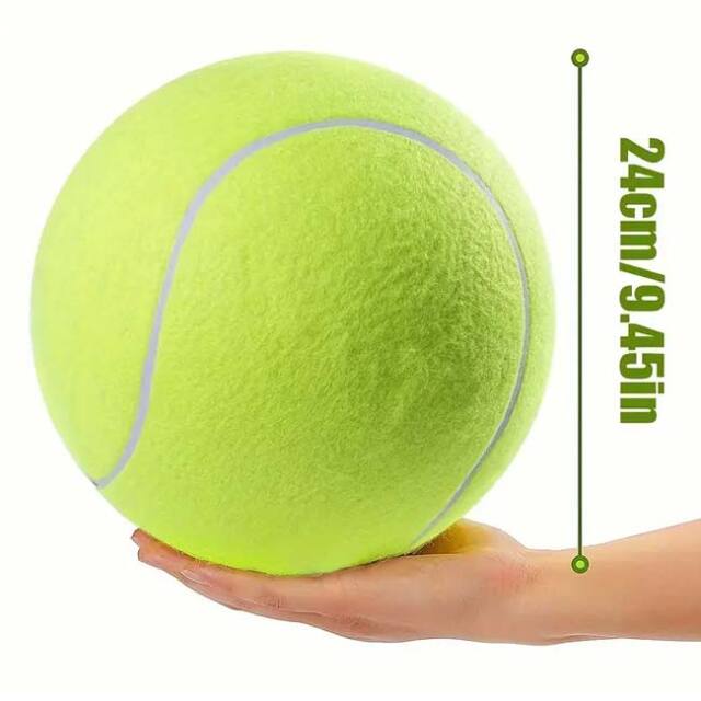 サインボールにも」 ペット用ビッグテニスボール ドッグ