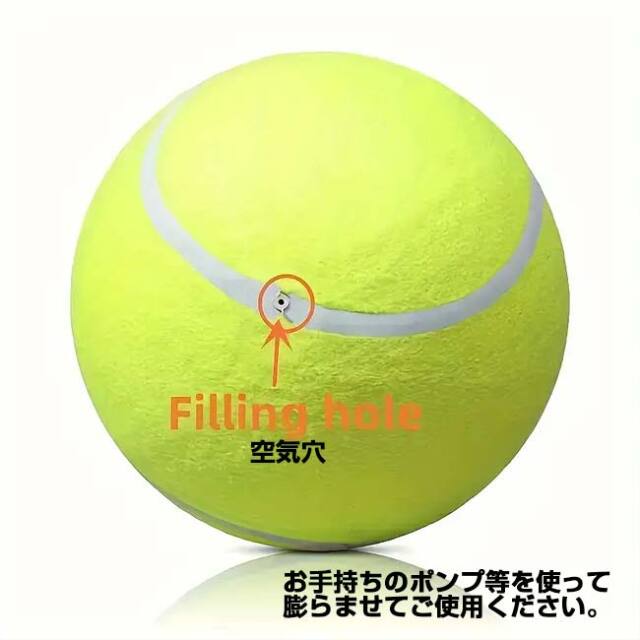 サインボールにも」 ペット用ビッグテニスボール ドッグ