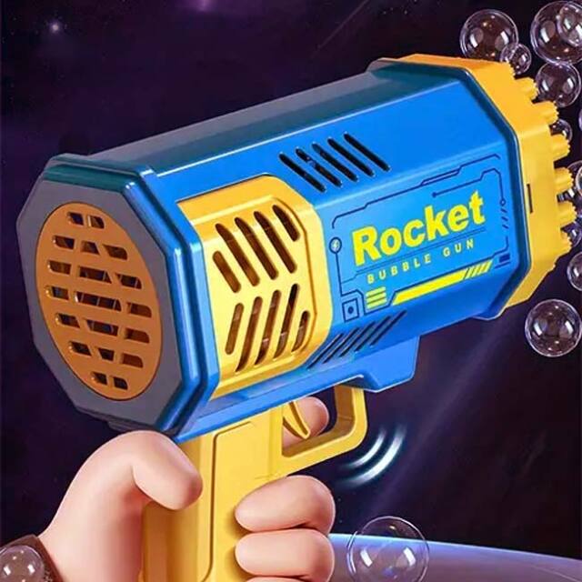 たくさんのシャボン玉が一気に噴き出す！」 40穴 電動バブルマシン