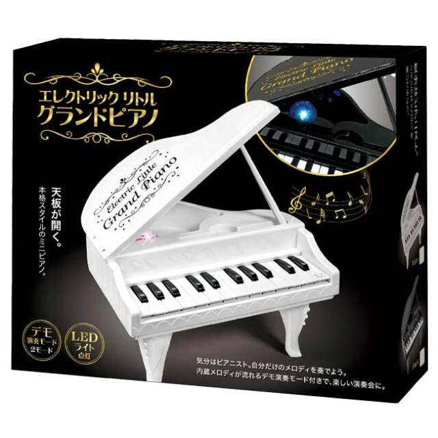 天板が開く！本格スタイルのミニピアノ】ハック(HAC) エレクトリック