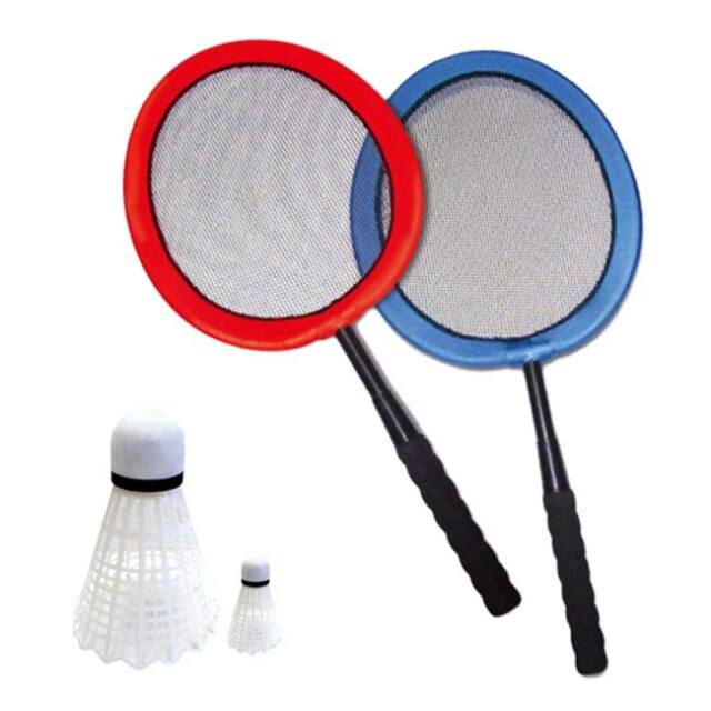 【8日から72時間 8%OFFクーポン】「特大シャトルで遊ぼう！！」HAC(ハック) どでか バトミントン BIGサイズバトミントン HAC3484(N)-ブルー×レッド(23y6m)