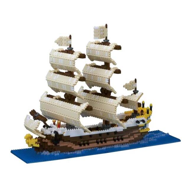 カワダ(Kawada) ナノブロック 帆船 おもちゃ ブロック QQ コストコ NB-030(25y11m)