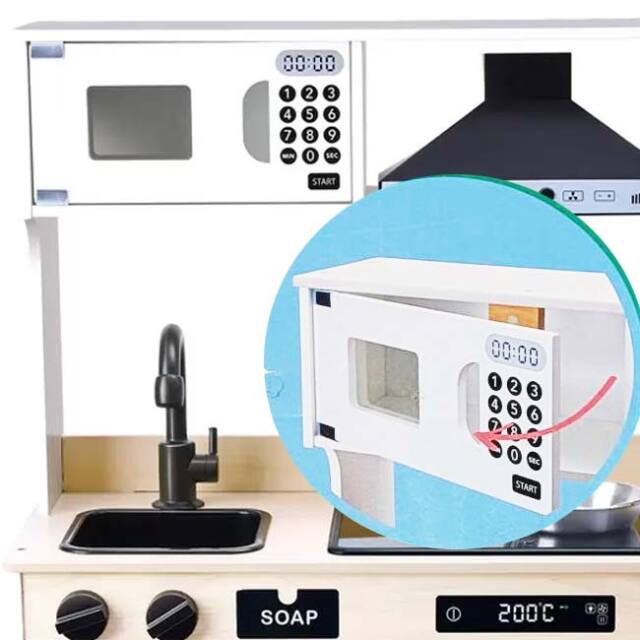 ハペ(Hape) モダン デラックス キッチン 電子レンジ＆洗濯機＆オーブン