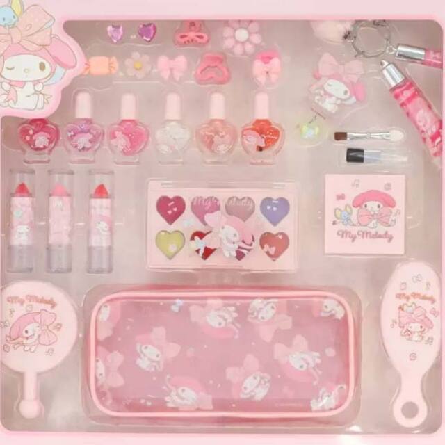 サンリオ(Sanrio) キッズ コスメ セット マイメロディ メイクグッズ