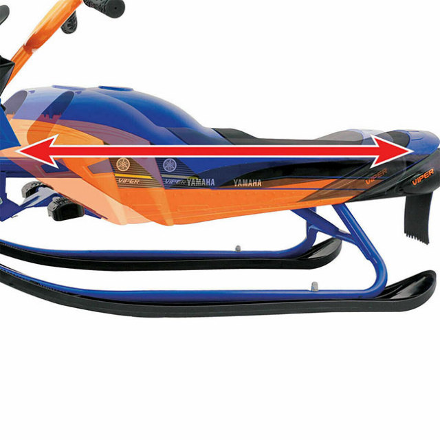 「雪の中を疾走しよう！」YAMAHA(ヤマハ) Viper スノーバイク型 こども用ソリ 一人乗り用 ※お客様組立商品※ 1480620