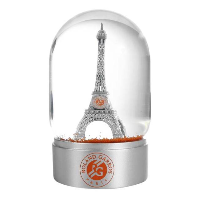 Roland Garros Official(ローランギャロス) EIFFEL TOWER DREAM DOME エッフェル塔 ドリームドーム スノードーム 高さ17cm 213MGU909RGSシルバー(24y8m)