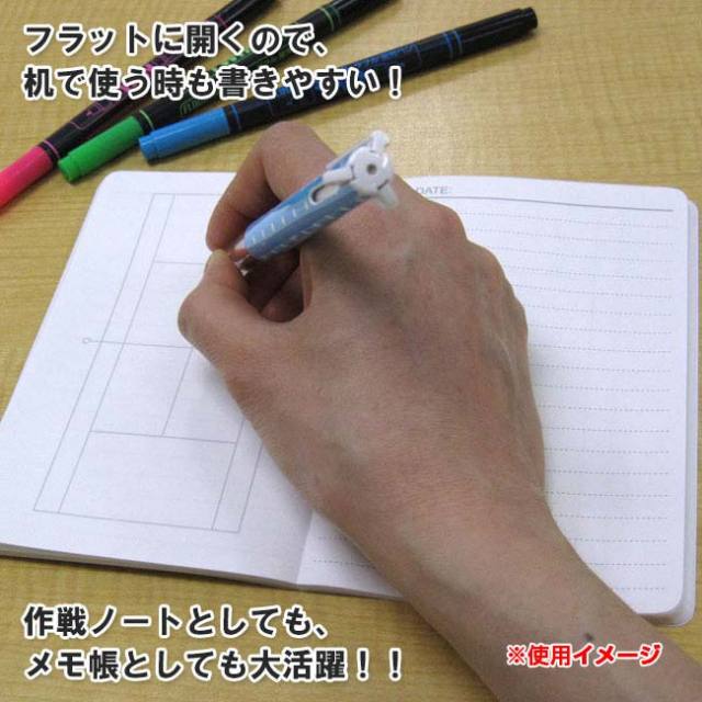 3冊セット」「手のひらサイズ＆薄型タイプ」 テニスノート A6 ポケット