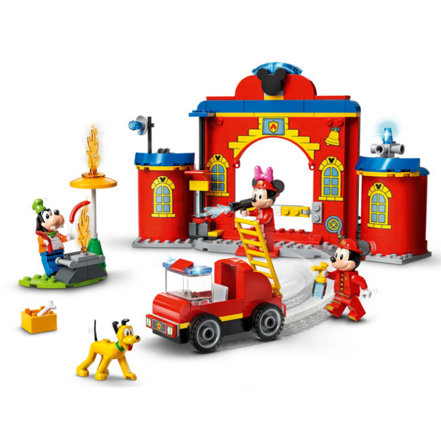 レゴ Lego ディズニー ミッキー フレンズの しょうぼうしょ おもちゃ ブロック 21y12m