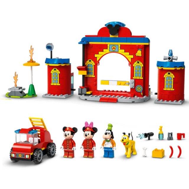 レゴ Lego ディズニー ミッキー フレンズの しょうぼうしょ おもちゃ ブロック 21y12m