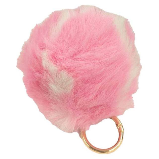 毛足が長くて心地よい】 ふわふわ テニスボール キーホルダー