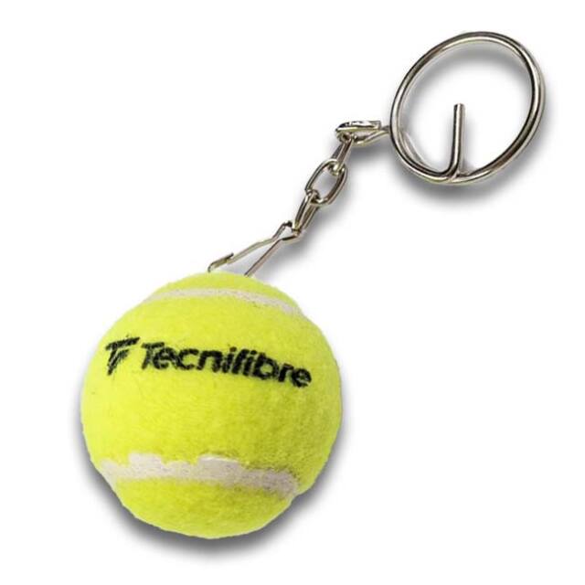 テクニファイバー(Tecnifibre) ミニテニスボール キーホルダー キーリング TFAA031 イエロー(25y10m)
