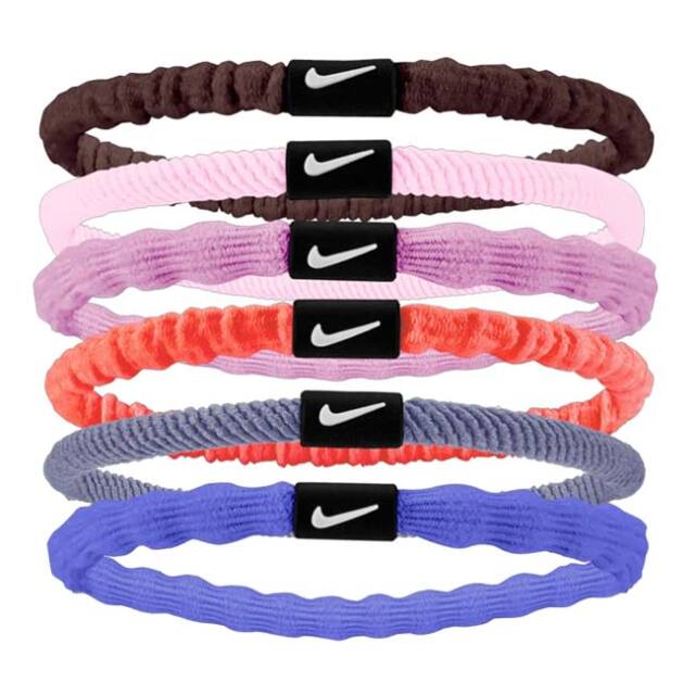 ナイキ(NIKE) FLEX フレックス ヘアタイ ヘアゴム 色違い6本組 BN2085-531 タトゥー×ピンクフォーム(26y1m)