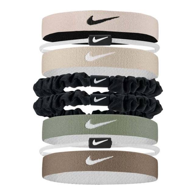 ナイキ(NIKE) FLEX フレックス クラシック ミックス ヘアタイ ヘアゴム 8本組 BN2086-631 LSピンク×WH×BK(25y4m)
