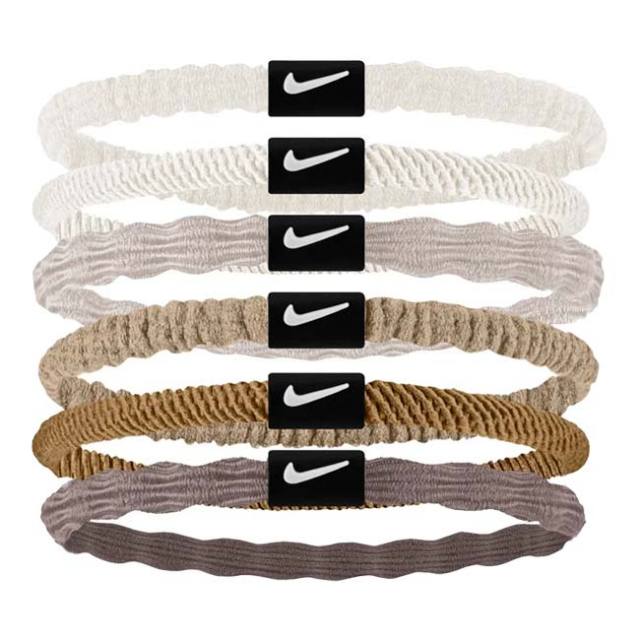 ナイキ(NIKE) FLEX フレックス ヘアタイ ヘアゴム 色違い6本組 BN2085-202ヘンプ×デザートダスト×WH(25y4m)FALSE