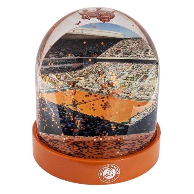 Roland Garros Official(ローランギャロス) クレーコート スノーグローブ スノードーム 置物 インテリア オブジェ 25FMGU909RGS クレー(26y8m)