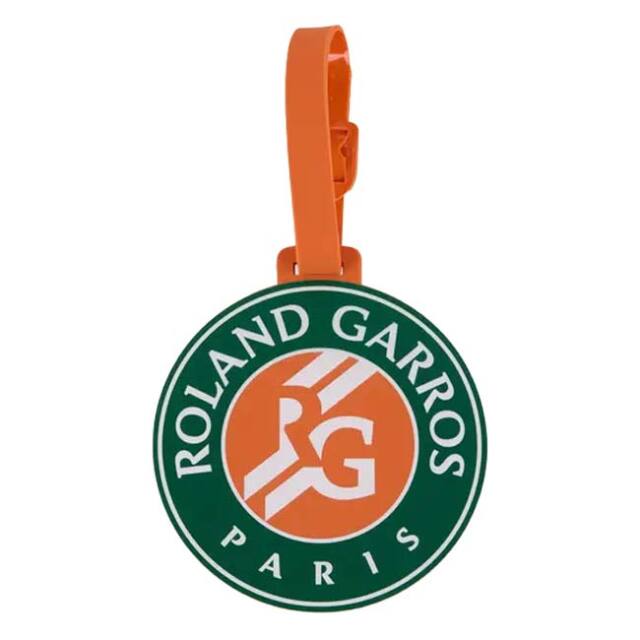 Roland Garros Official(ローランギャロス) 2026 公式ロゴ トラベルラベル ネームホルダー ラゲッジタグ バゲージタグ 名札 25FRGS611BAL クレー(26y8m)