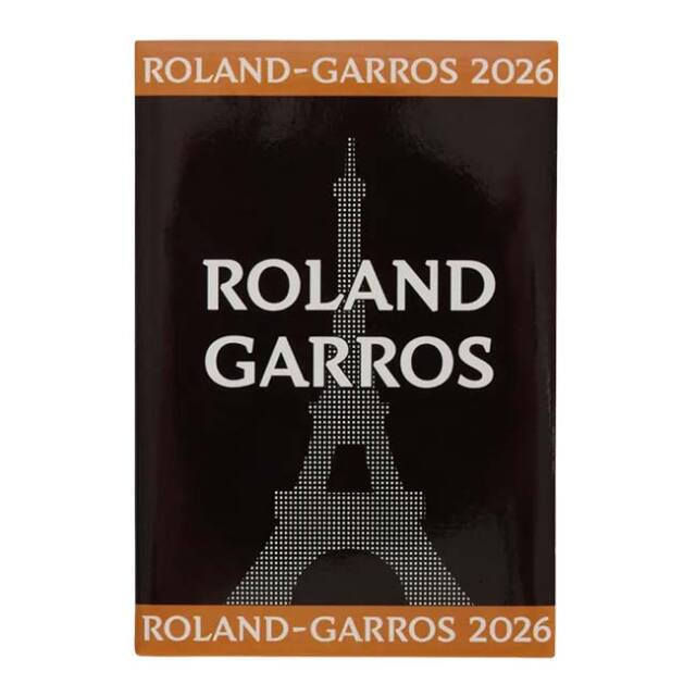 Roland Garros Official(ローランギャロス) 2026 エッフェル塔 プレイヤータオル柄 マグネット 磁石 1個 26FRGS602JOE ネイビー×クレー(26y8m)