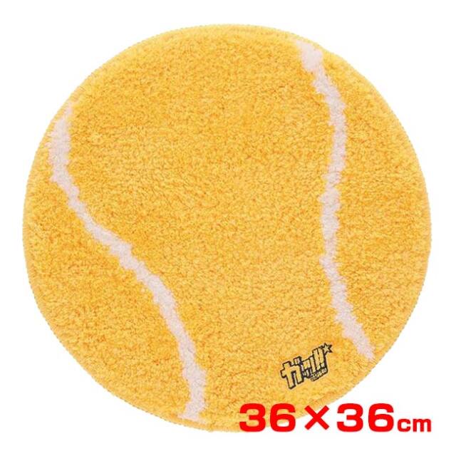 丸眞(マルシン) ガッツ！！ テニス部 チェアシート 36×36cm 座布団 滑り止め加工 60501(25y11m)